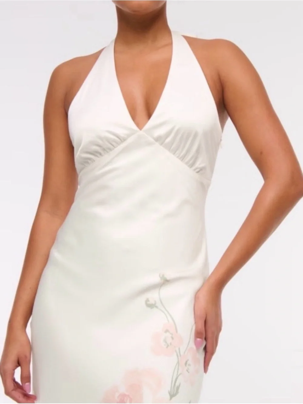 The A&F Julia Slip Halter Maxi
